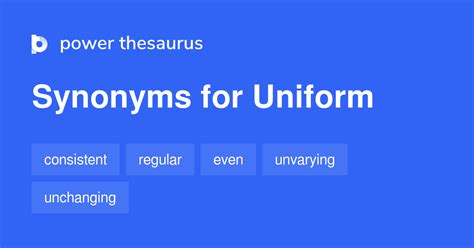 uniform synonym